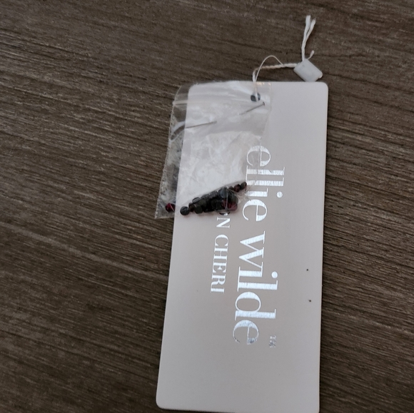 Ellie Wilde Mon Cheri Wine Colored Formal Dress - Picture 8 of 9